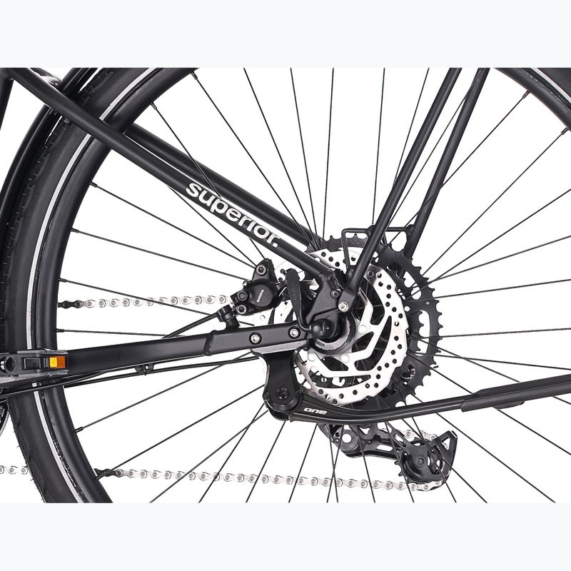 Férfi trekking kerékpár Superior BLOX 6.4 T matte black 10