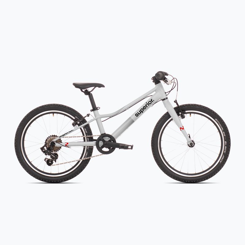 Gyermekkerékpár Superior RACER 20 gloss grey