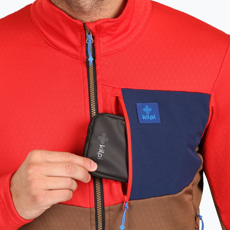 Férfi sípulóver Kilpi Erin brown 3