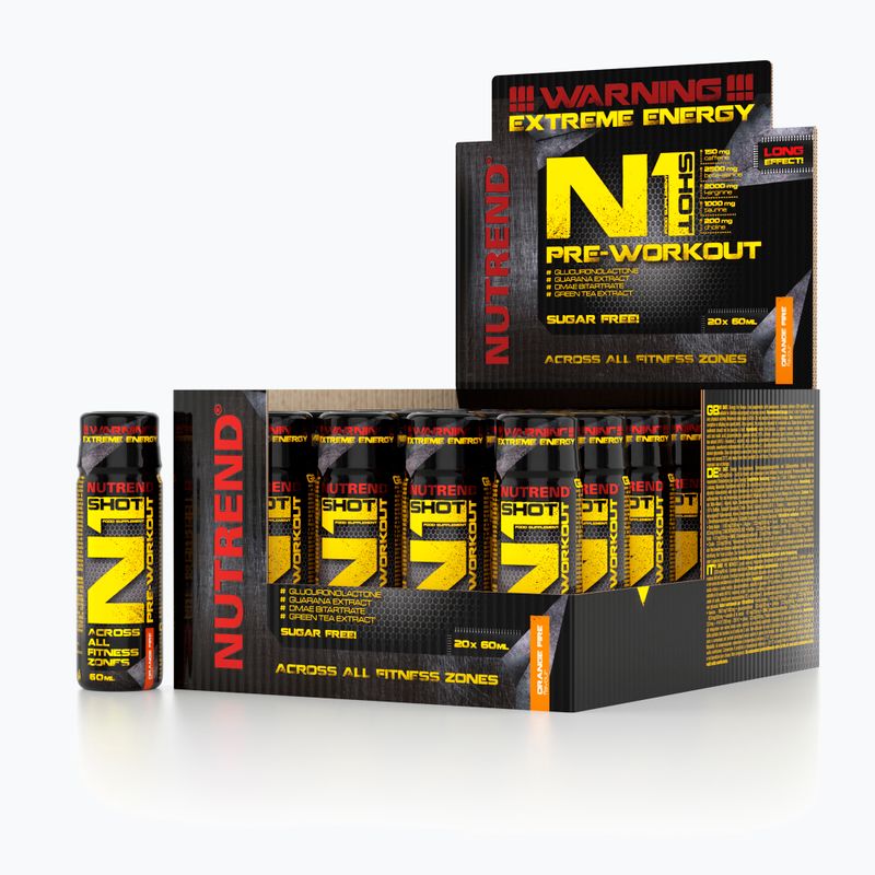 Nutrend Pre-Workout N1 20X60ml narancssárga VT-078-1200-PO