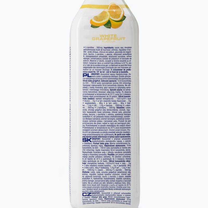 Nutrend izotóniás ital Unisport 1000ml fehér grapefruit VT-017-1000-BG 2