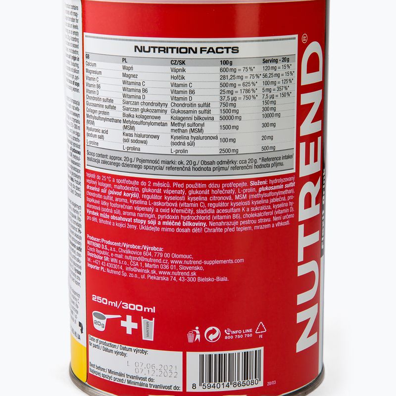 Flexit Drink Nutrend 400g ízületi regeneráció grapefruit VS-015-400-G 3