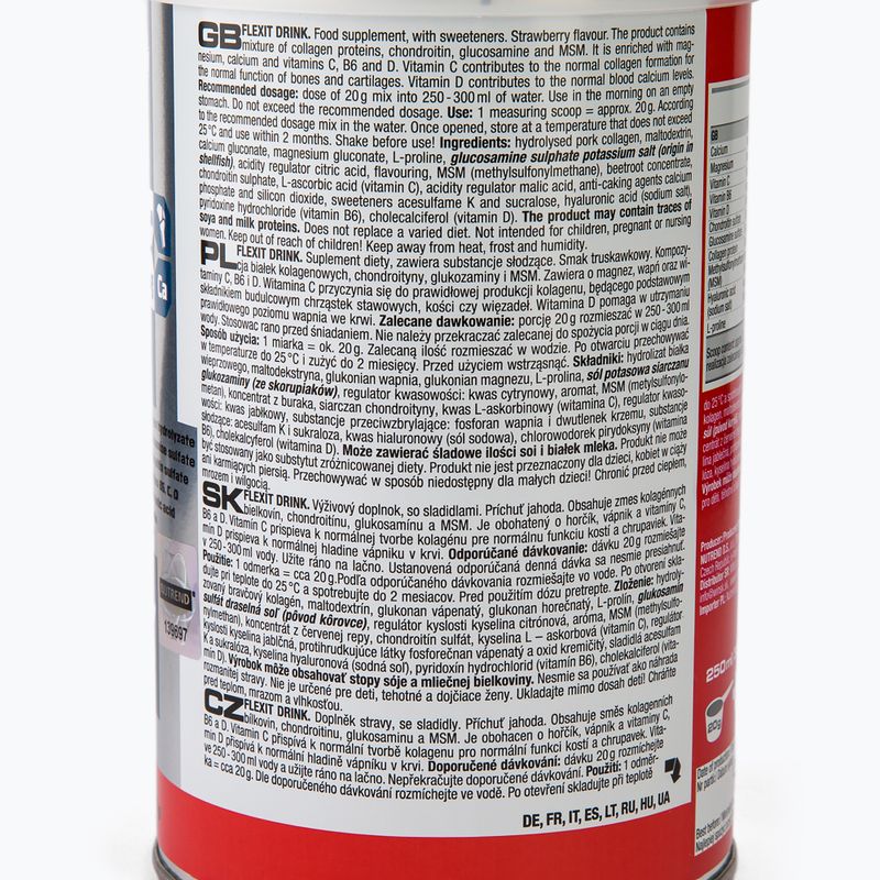 Flexit Drink Nutrend 400g ízületi regeneráció eper VS-015-400-JH 2