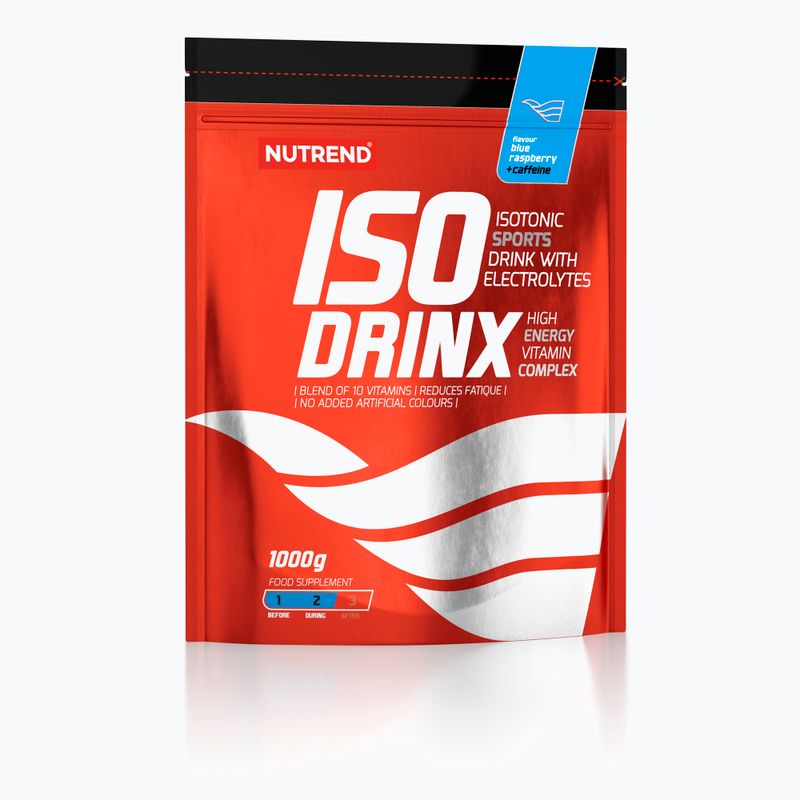 Nutrend Isodrinx izotóniás ital 1000g kék málna+koffein VS-089-1000-MMA