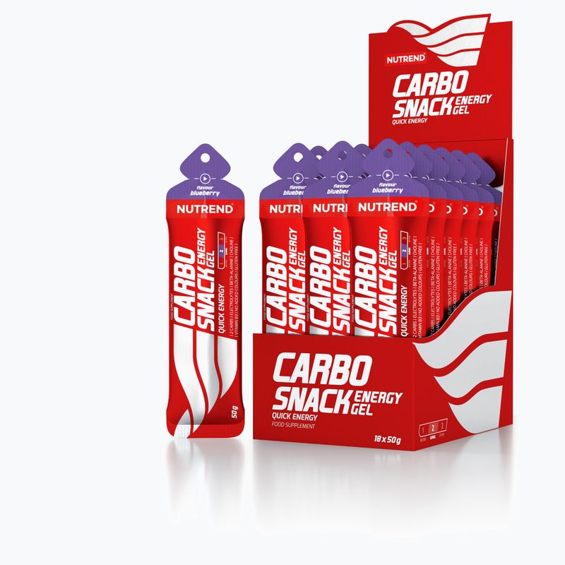 Nutrend Carbosnack energia gél tasak 50g áfonya VG-004-50-BO