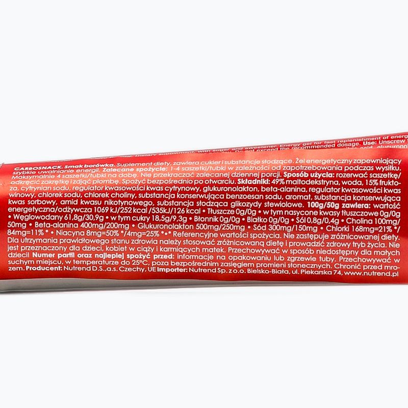 Nutrend Carbosnack energia gél 50g áfonya VG-001-50-BO-de 2