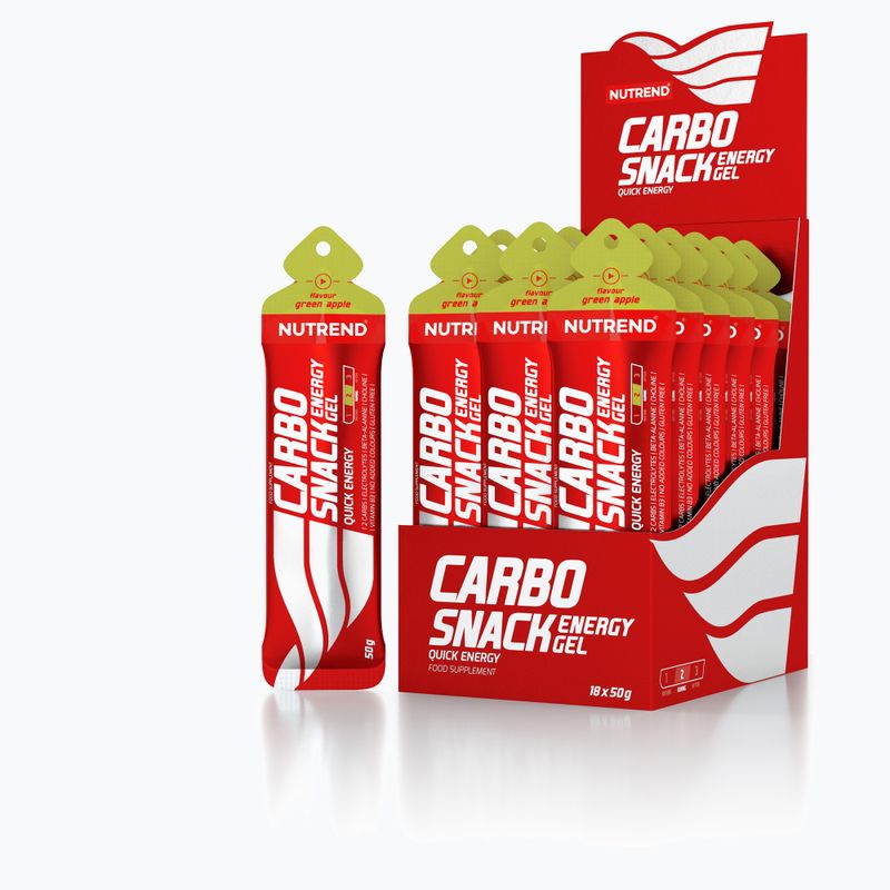 Nutrend Carbosnack energiagél tasak 50g zöld alma VG-004-50-ZJ