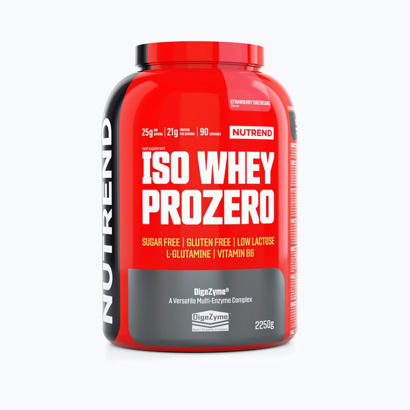 Tejsavó Nutrend Iso Prozero epres sajttorta VS-102-2250-JHC