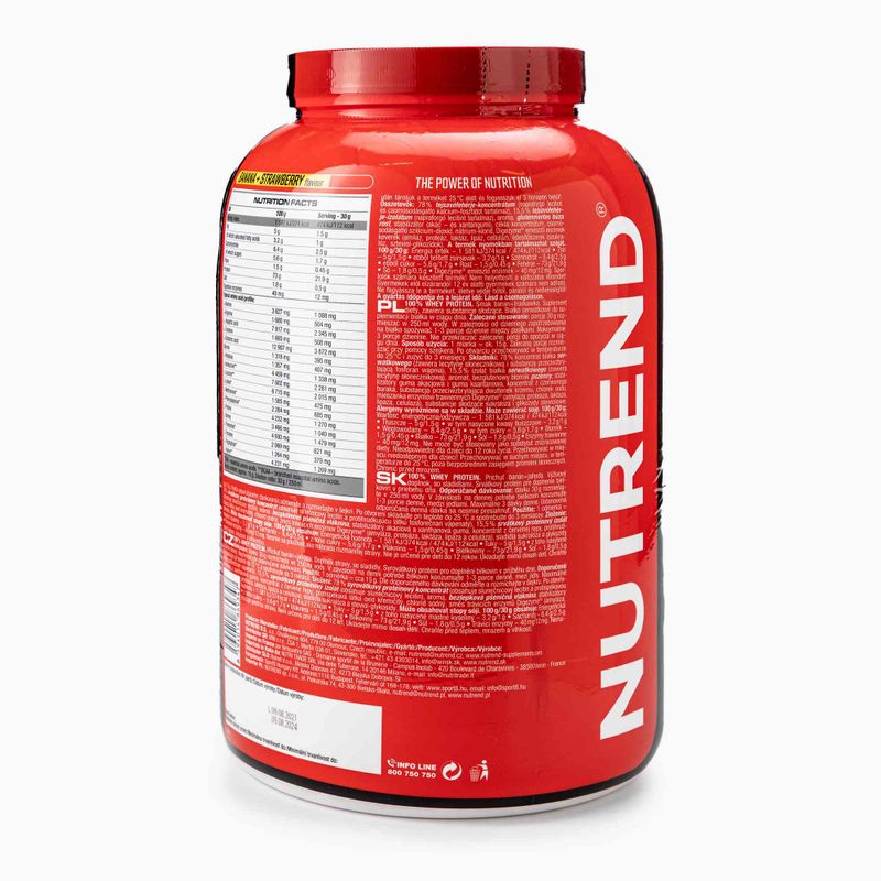 Whey Nutrend 100% Protein 2250g banán-eper VS-032-2250-BAJH 2