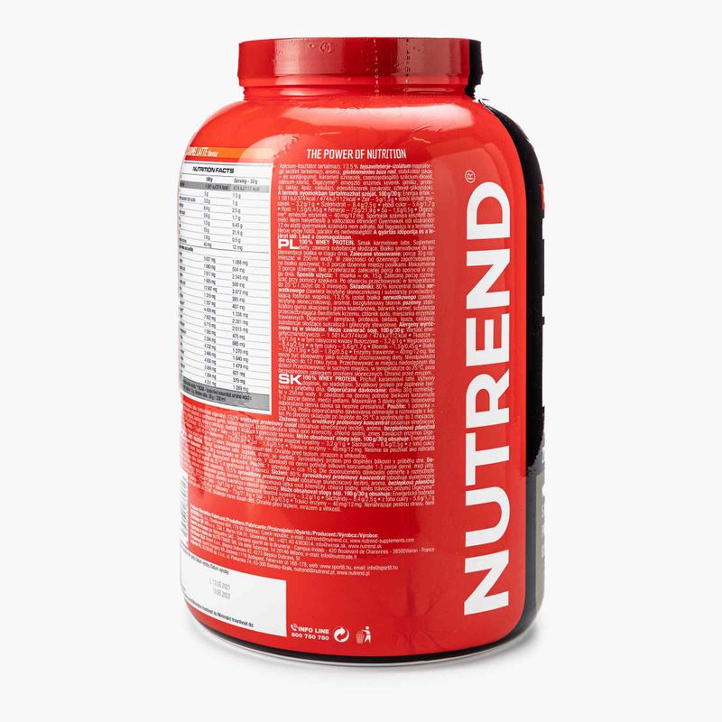 Whey Nutrend 100% Protein 2250g karamellás tejsavó VS-032-2250-KL