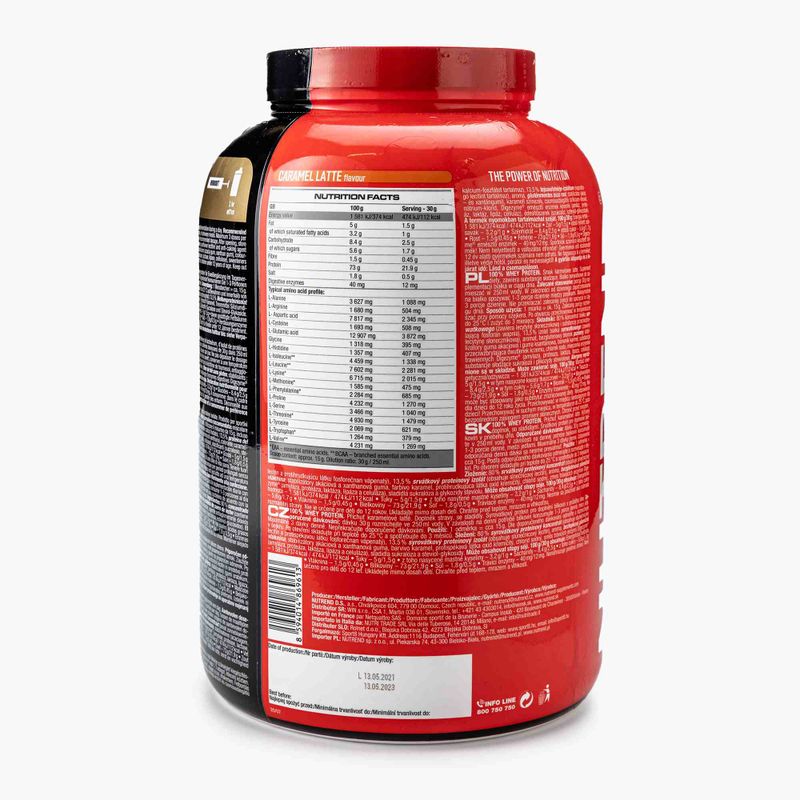 Whey Nutrend 100% Protein 2250g karamellás tejsavó VS-032-2250-KL 2