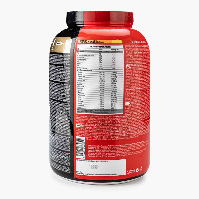 Whey Nutrend 100% Protein 2250g mangó-vanília VS-032-2250-MNVA 3