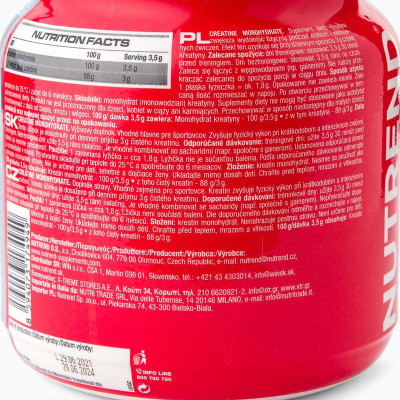 Nutrend monohidrát kreatin 300g VS-001-300-XX 3
