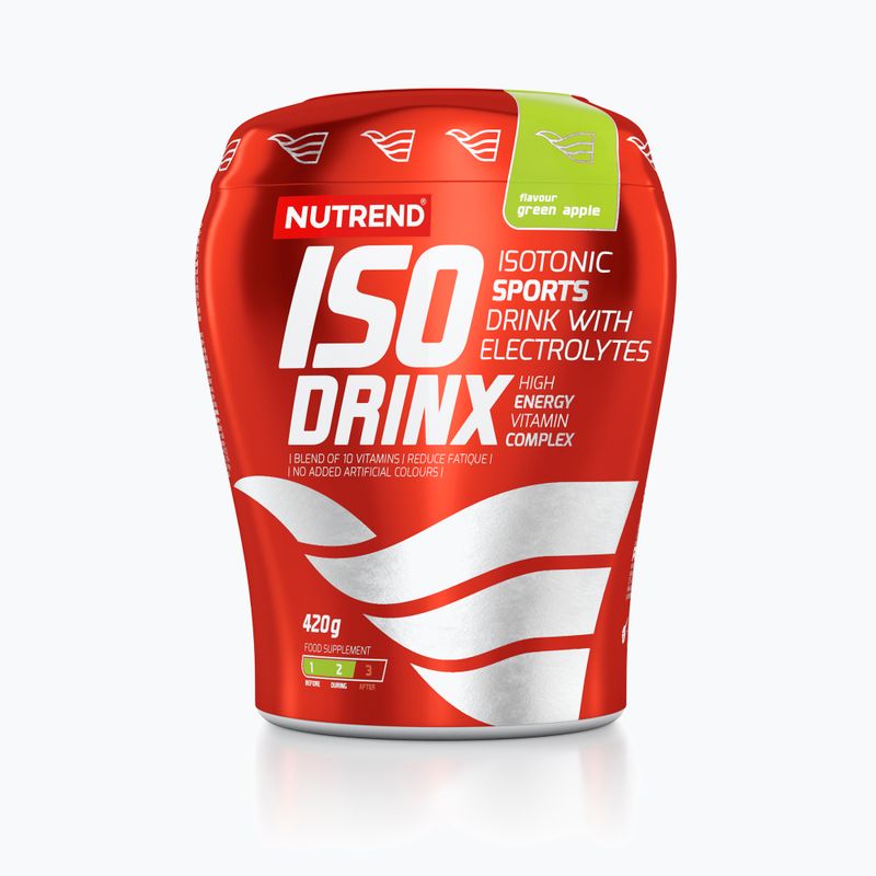 Nutrend izotóniás ital Isodrinx 420g zöld alma VS-014-420-ZJ
