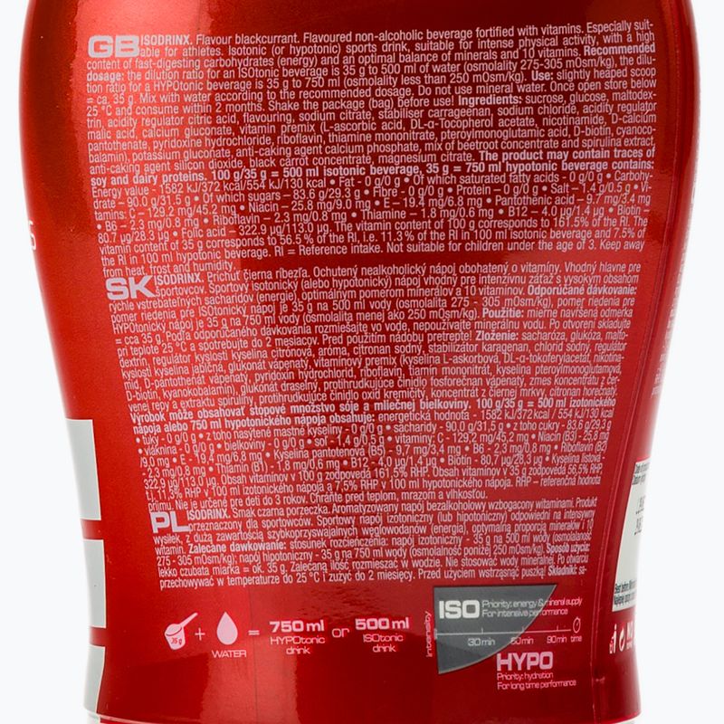 Nutrend Isodrinx izotóniás ital 420g fekete ribizli VS-014-420-ČR 2