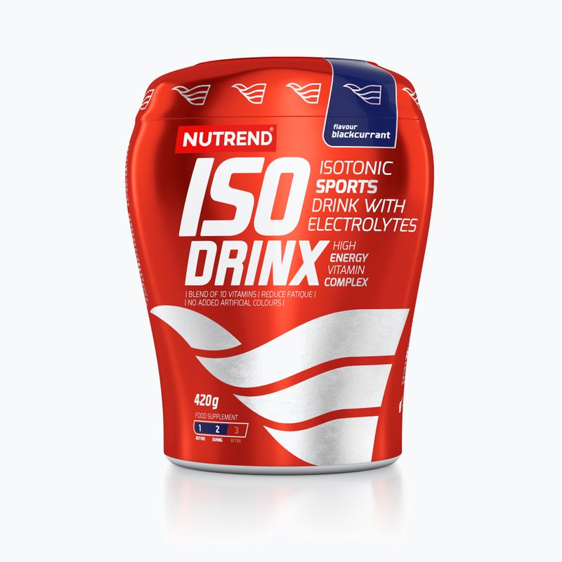Nutrend Isodrinx izotóniás ital 420g fekete ribizli VS-014-420-ČR