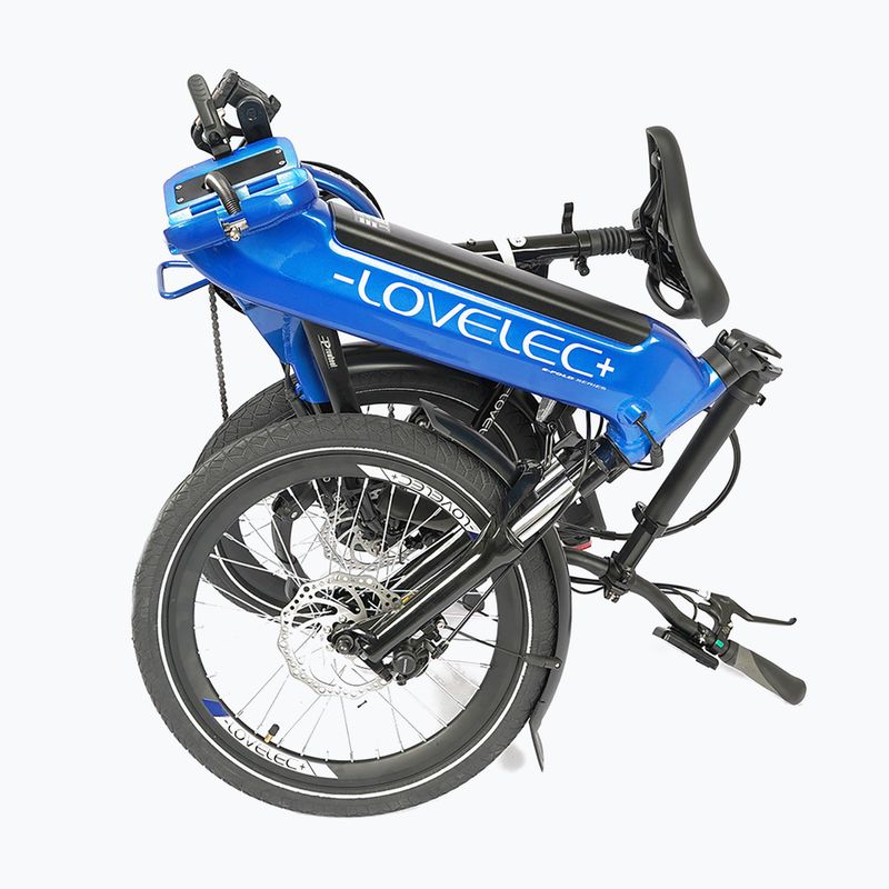 LOVELEC Flip 36V 15Ah 540Wh kék összecsukható elektromos kerékpár 2