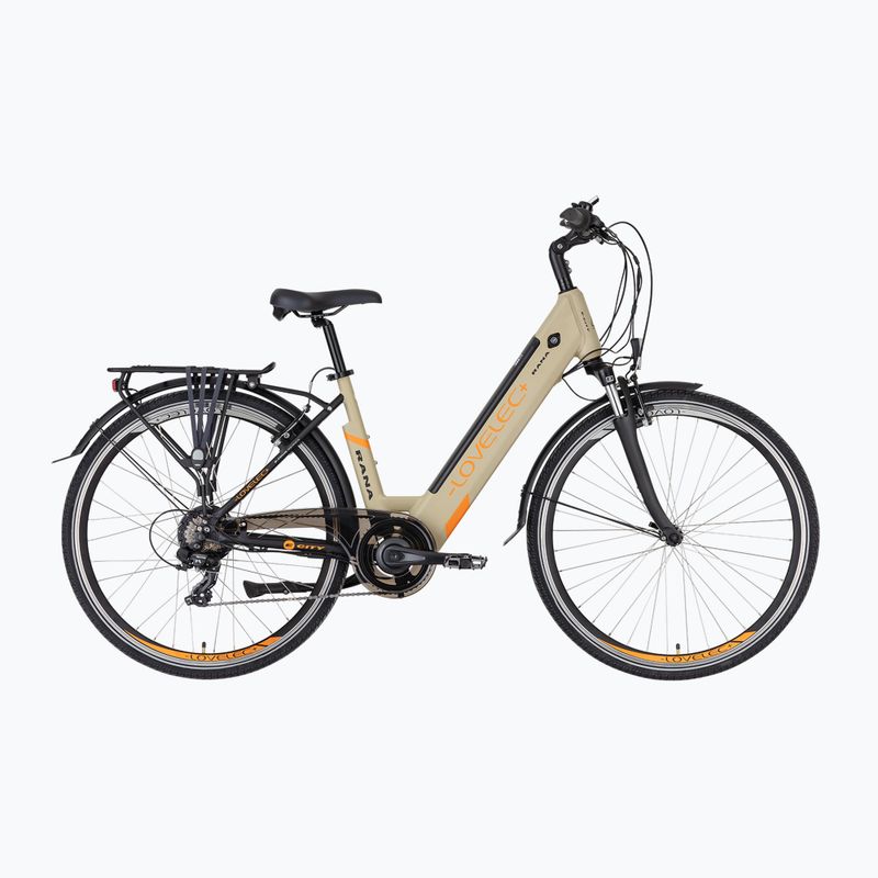 LOVELEC Rana 36V 16Ah 576Wh bézs / fekete elektromos kerékpár