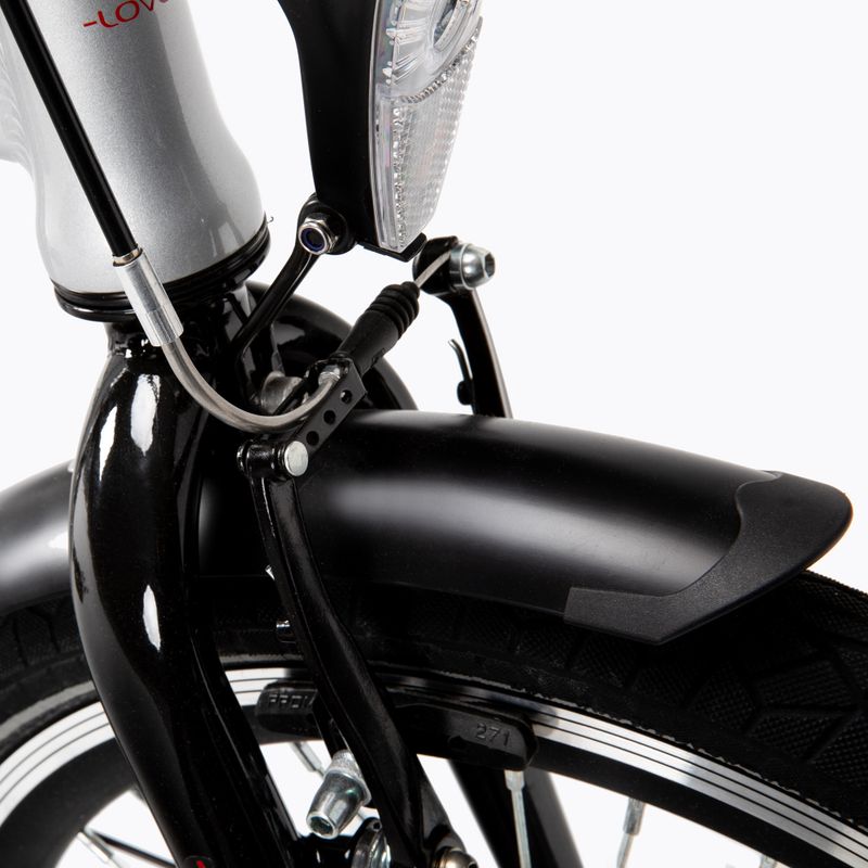 Lovelec Lugo 10Ah ezüst elektromos kerékpár B400261 7