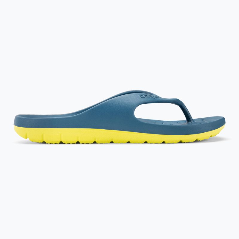 Férfi Coqui Zucco niagara kék/citrus flip flopok 2