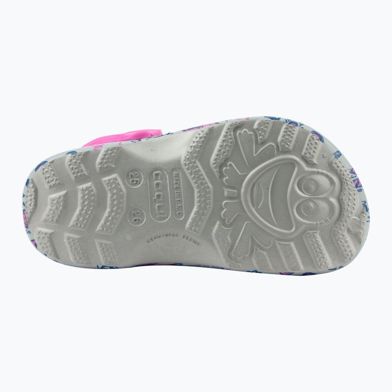 Coqui Little Frog mid.grey/fuchsia love/amulet gyermek szandálok 11