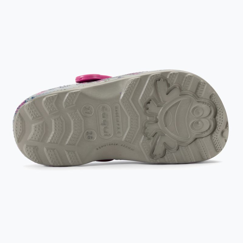 Coqui Little Frog mid.grey/fuchsia love/amulet gyermek szandálok 6