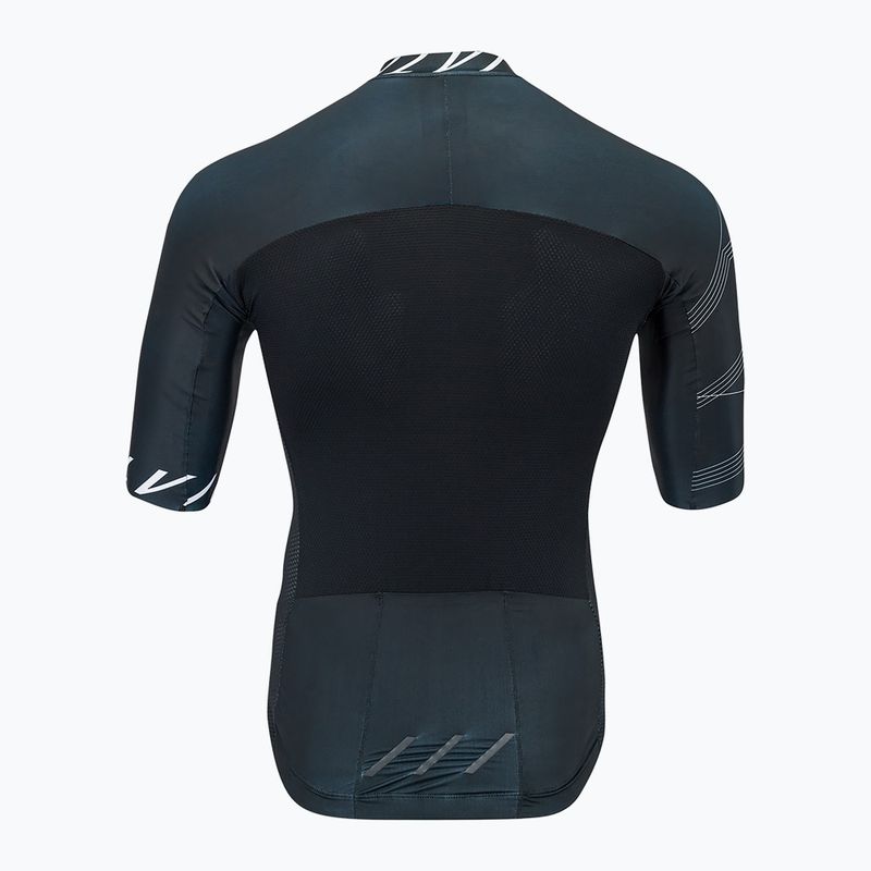 SILVINI Stelvio férfi kerékpáros mez fekete-fehér 3120-MD1604/8012 2