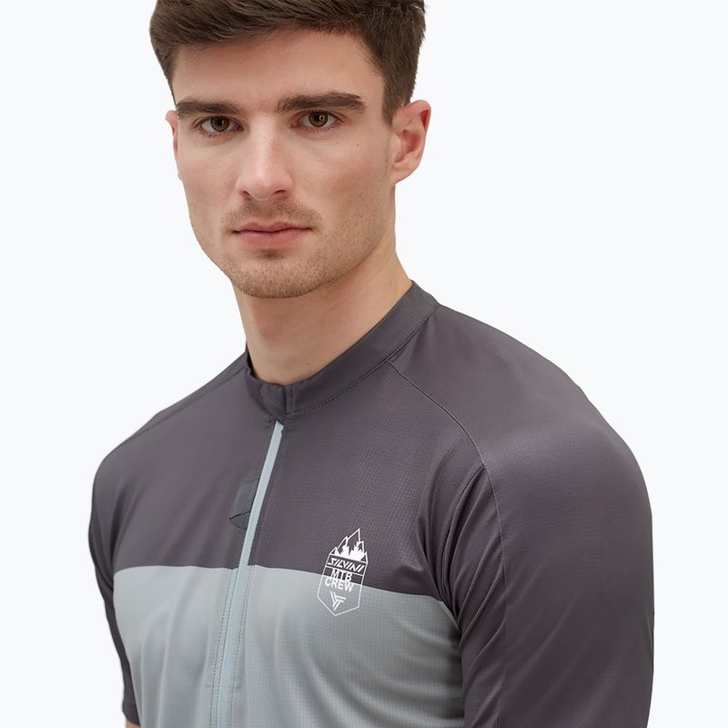 SILVINI Turano Pro férfi kerékpáros mez szürke-fehér 3120-MD1645/11082 3