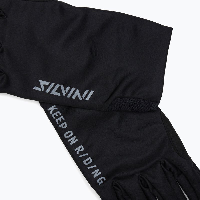 Kesztyű rowerowe férfi SILVINI Valtellino black 5