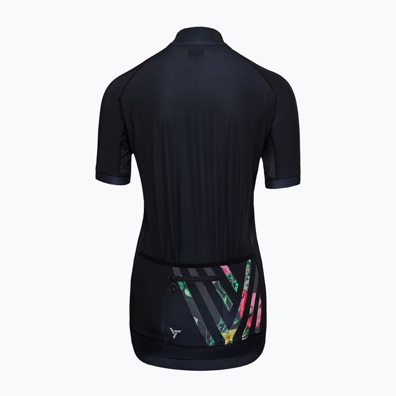Női kerékpáros póló SILVINI Calnia black/charcoal 2