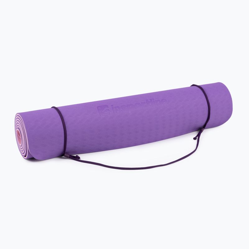 InSPORTline Doble lila-rózsaszín 6 mm-es fitnesz szőnyeg 18237-2 4