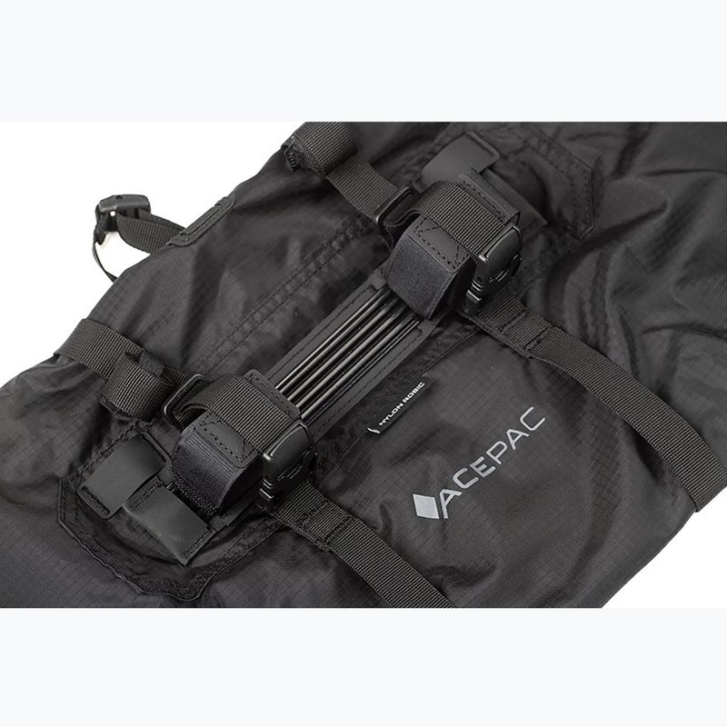 Kerékpáros táska kormányra Acepac Bar Roll MKIII 16 l black 7