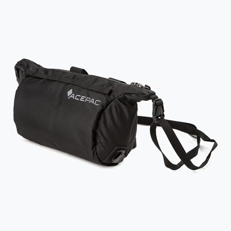Kerékpáros táska kormányra Acepac Barrel MKIII 2 l black 4