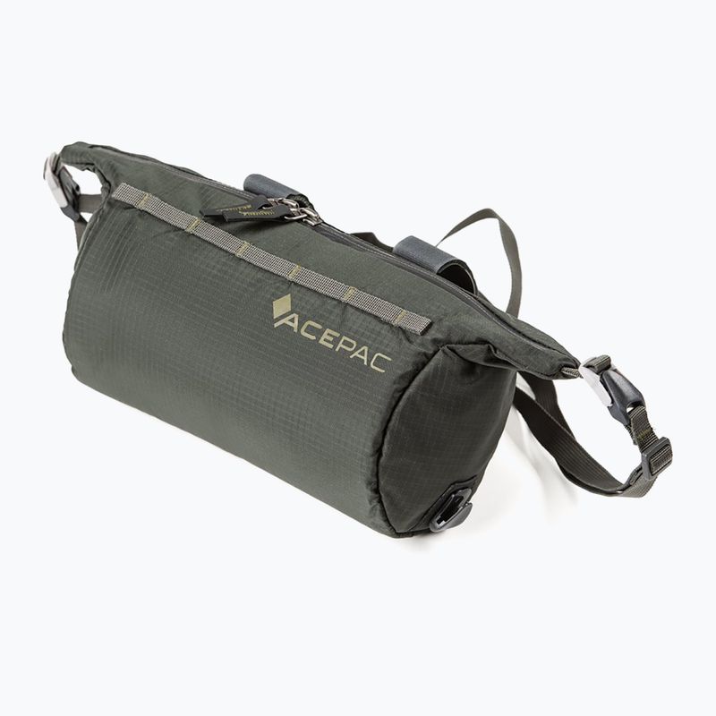Kerékpáros táska kormányra Acepac Barrel MKIII 2 l grey 4
