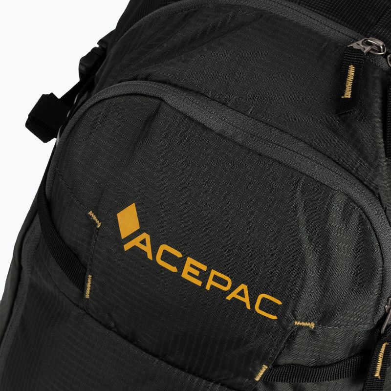 Kerékpáros hátizsák Acepac Flite 20 szürke 206723 4
