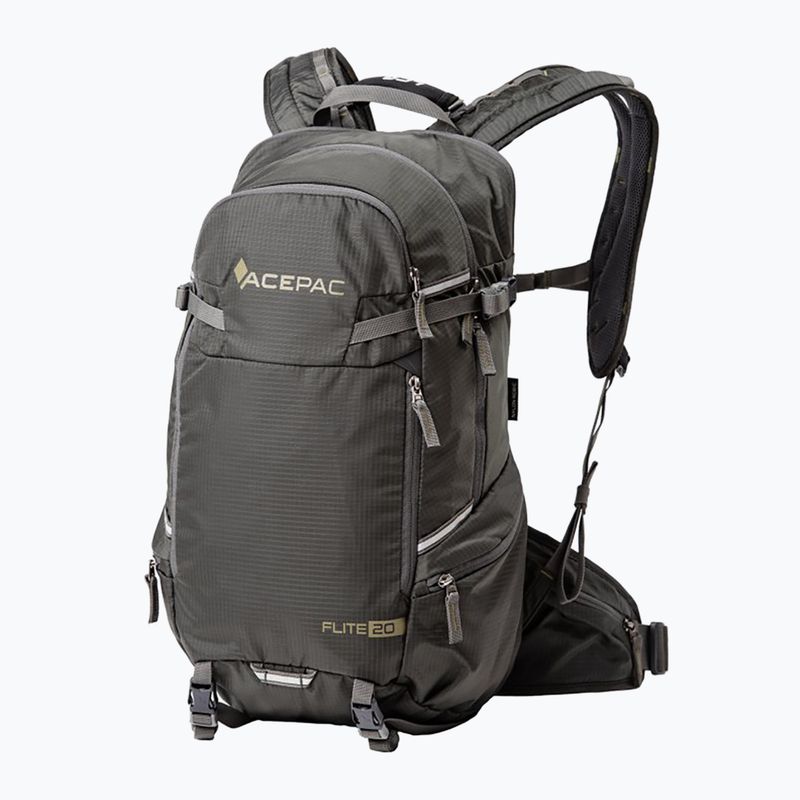 Kerékpáros hátizsák Acepac Flite 20 l grey