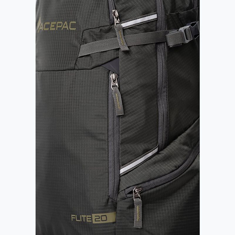 Kerékpáros hátizsák Acepac Flite 20 l grey 7