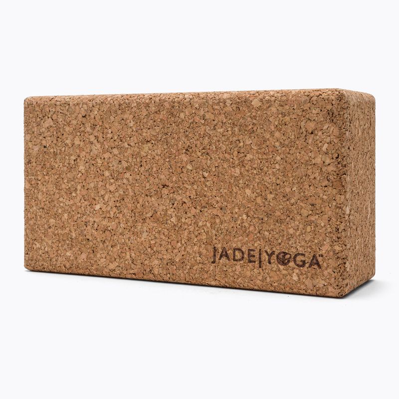 JadeYoga Cork Block Small világosbarna CYBS 3