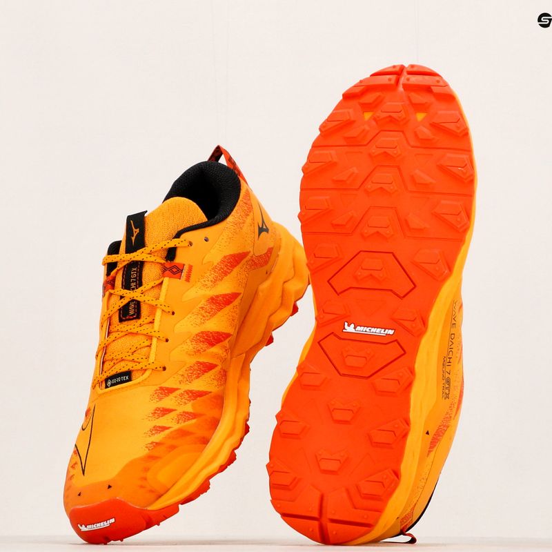 Férfi futócipő Mizuno Wave Daichi 7 GTX zinnia/tigrisliliom/fekete 12