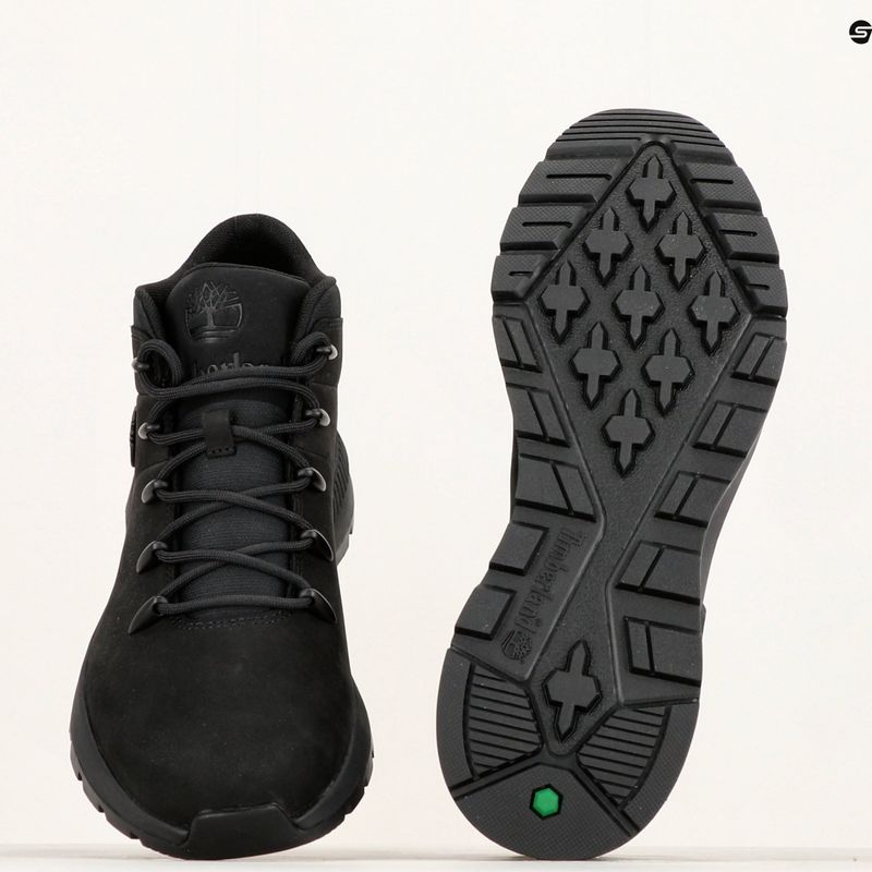 Férfi Timberland Euro Sprint Trekker blackout nubuk trekking csizma 20