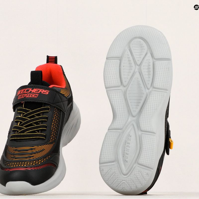 SKECHERS Hyper-Blitz Hydro-Tronix gyermek tornacipő fekete/piros 18