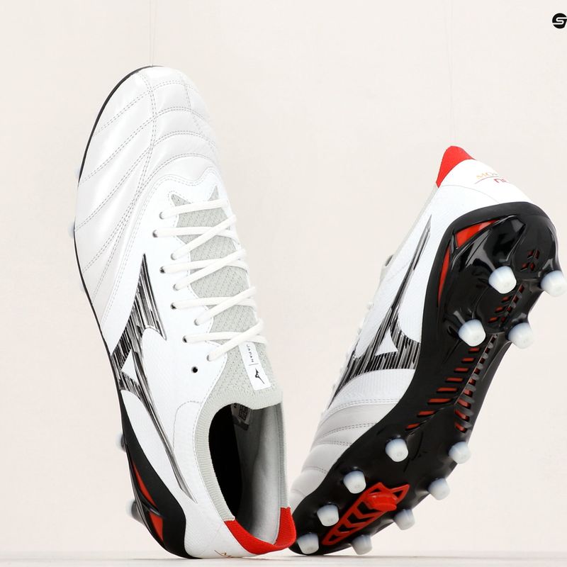 Mizuno Morelia Neo IV Beta JP MD férfi futballcipő fehér/fekete/kínai vörös 13