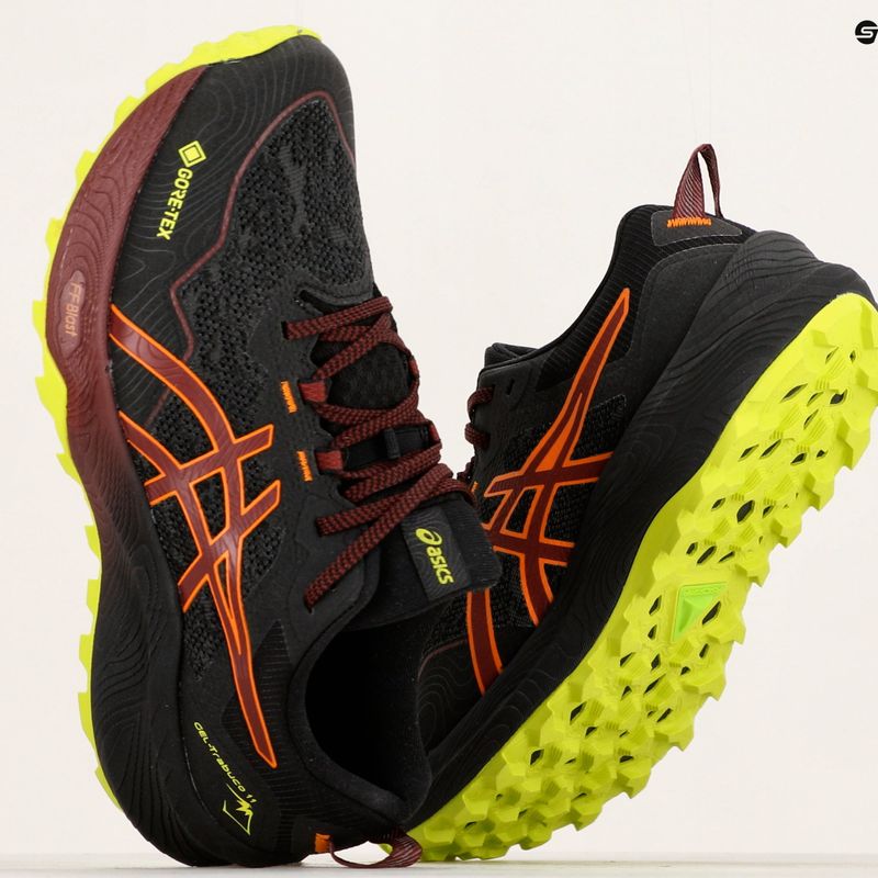 ASICS Gel-Trabuco 11 GTX férfi futócipő fekete/antik piros 12