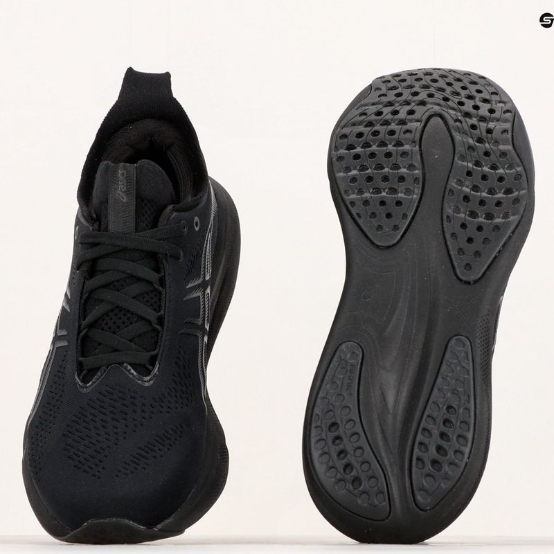 ASICS Gel-Nimbus 25 férfi futócipő fekete/fekete 12
