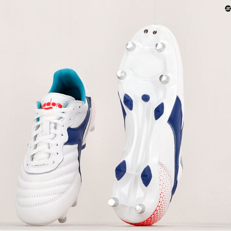 Férfi futballcipő Diadora Brasil GR LT+ MPH fehér/navy 12