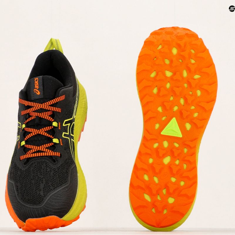 ASICS Gel-Trabuco 11 férfi futócipő fekete/neon lime 18