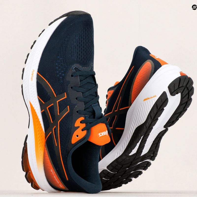 ASICS férfi futócipő Gt-1000 12 francia kék/világos narancssárga 18