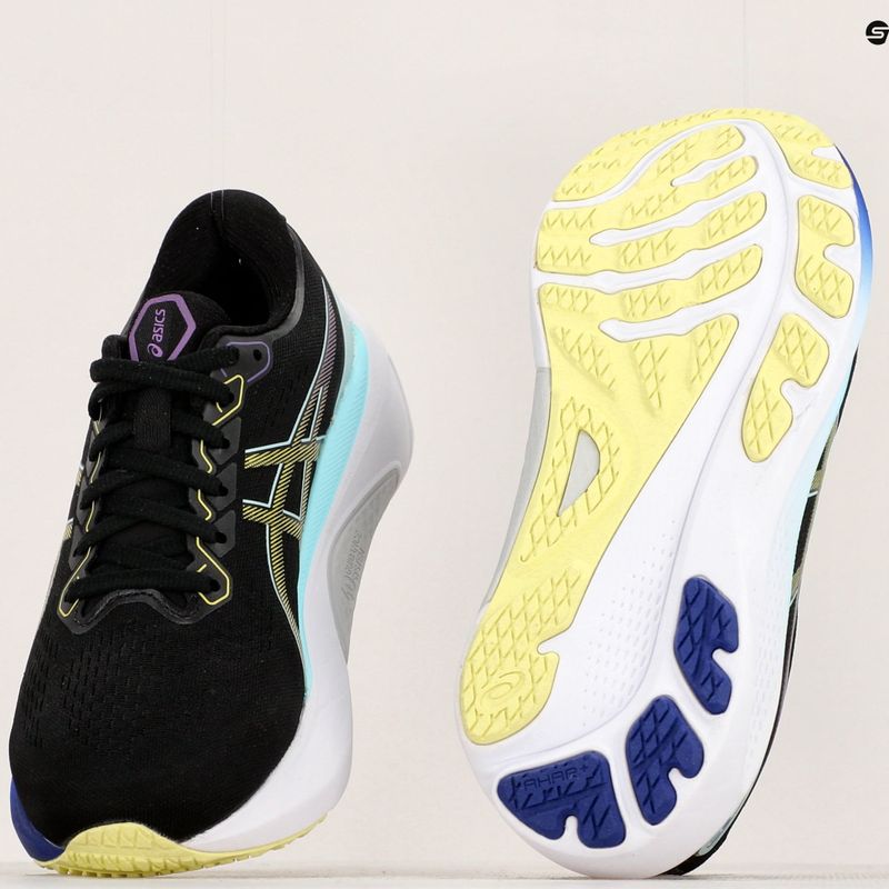 ASICS Gel-Kayano 30 női futócipő fekete/világítósárga 18