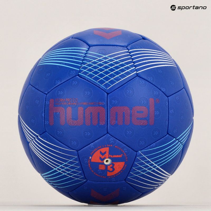 Hummel Storm Pro 2.0 HB kék/piros kézilabda méret 3 5