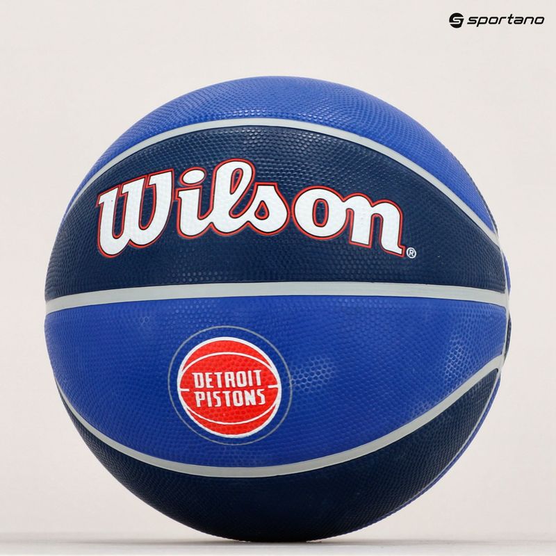 Wilson NBA Team Tribute Detroit Pistons kosárlabda kék WTB1300XBDET 6